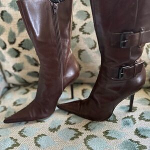 Charles David Stylish Pointy Toe High Heel Boots